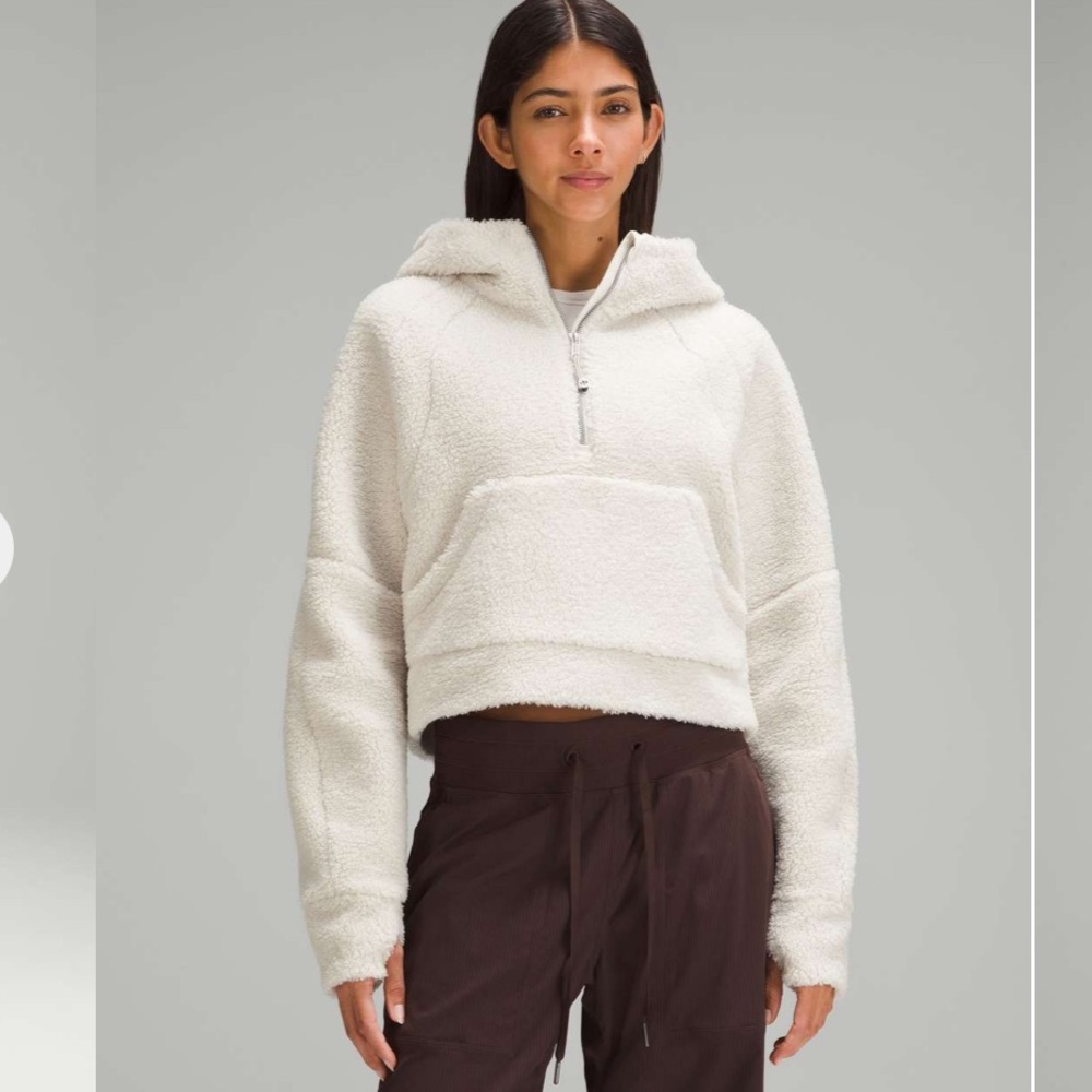 NWT Lululemon Scuba Oversized Half-Zip Fleece Hoodie